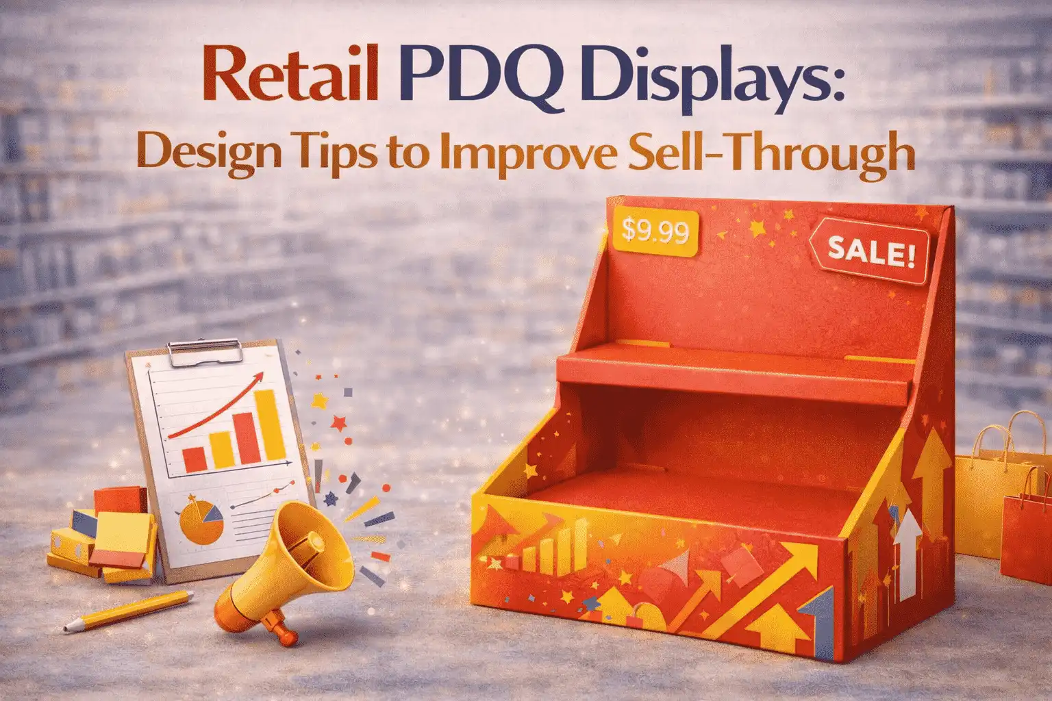 Retail PDQ Displays: Design Tips to Improve Sell-Through